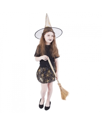 Kostým čarodejnice /hall-tutu, klobúk