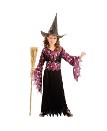 Šaty na karneval - Čarodejnica,120-130cm