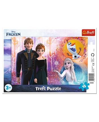Puzzle 15 rámkové Frozen 2