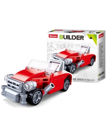 Stavebnica Builder/Červený kabriolet