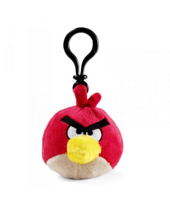Plyšový Angry Birds červený - prívesok