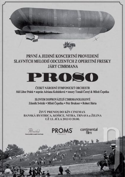 DVD Film - Divadlo Járy Cimrmana - Proso, DVD+CD