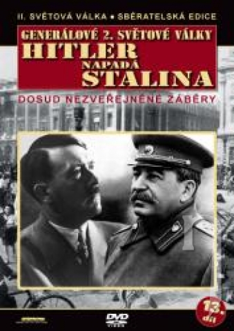 DVD Film - Generálové 2. světové války - Hitler napadá Stalina (papierový obal)