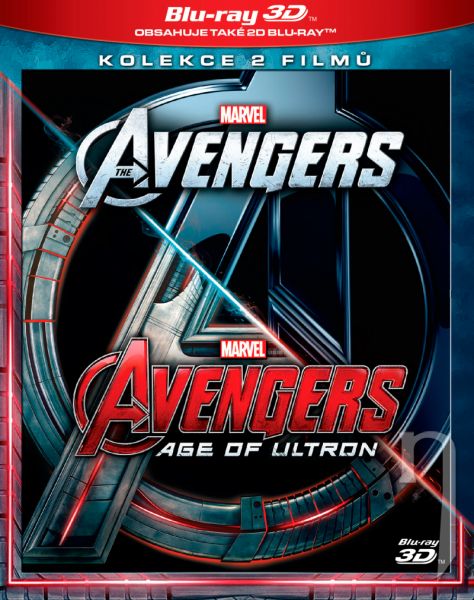 BLU-RAY Film - Kolekcia: Avengers 1+2 3D/2D (4 Bluray)