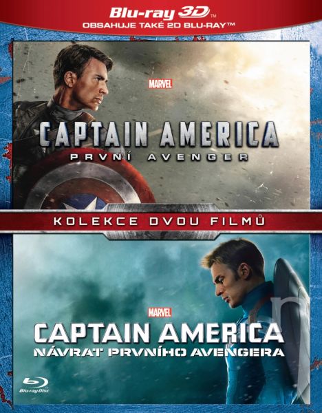 BLU-RAY Film - Kolekcia Captain America (4 Bluray)