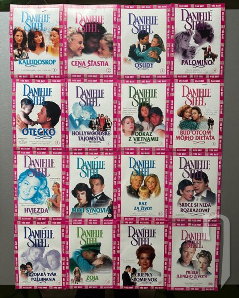 DVD Film - Danielle Steel - 16 DVD sada