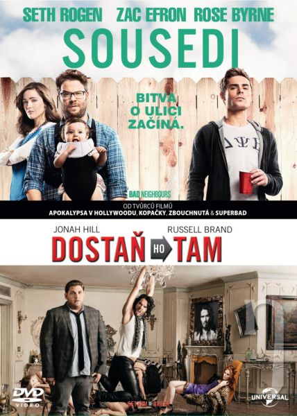 DVD Film - Kolekcia: Susedia + Dostaň ho tam (2 DVD)