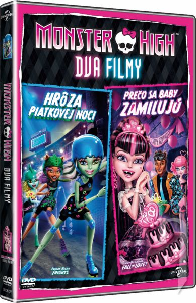 DVD Film - Monster High: Hrôza piatkovej noci + Prečo sa baby zamilujú