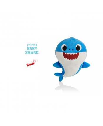 Plyšový Baby Shark - modrý so zvukom - 28 cm 