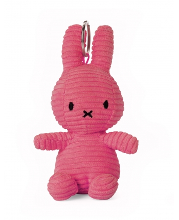 Plyšový zajačik ružový menčester - kľúčenka - Miffy (10 cm)