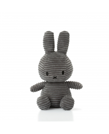 Plyšový zajačik sivý menčester - Miffy (23 cm)