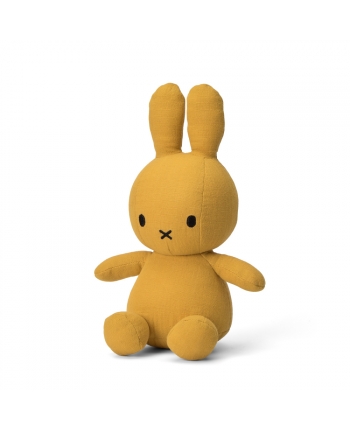 Plyšový zajačik žltý - mušelín - Miffy  - 23 cm  