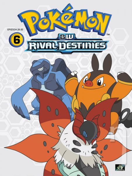 DVD Film - Pokémon: Black and White Rival Destinies 15. séria, disk 6.