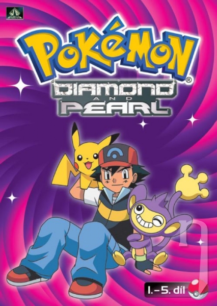 DVD Film - Pokémon Diamond and Pearl 1.- 5.