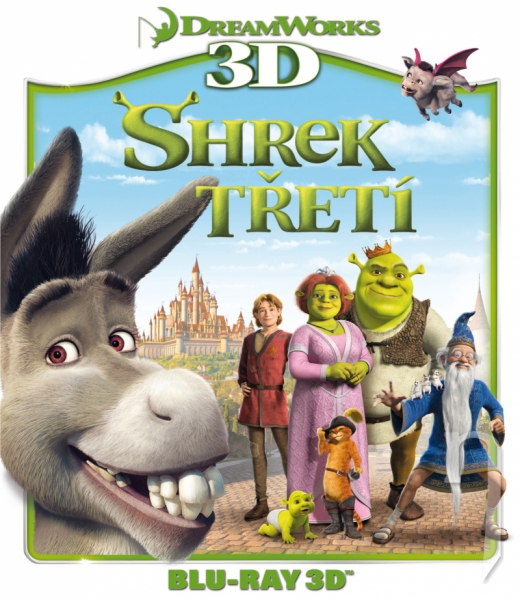 BLU-RAY Film - Shrek Tretí 3D + 2D (Bluray)