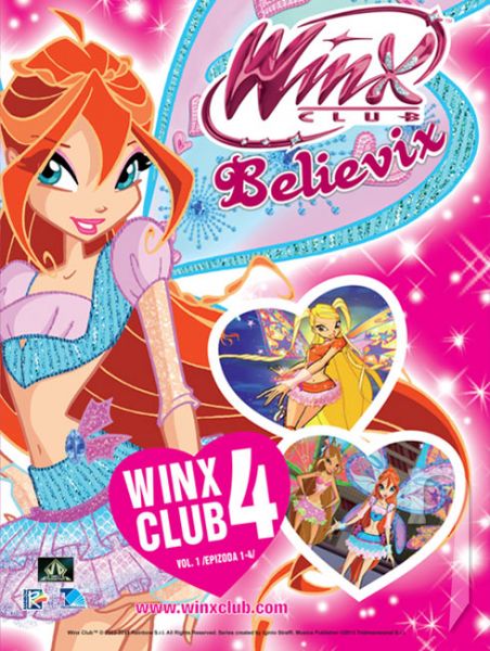 DVD Film - Winx Club séria 4 - (1 až 4 diel)