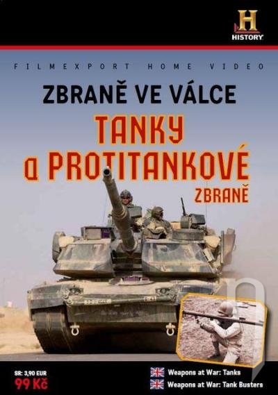 DVD Film - Zbraně ve válce: Tanky a Protitankové zbraně (pap.box)