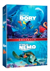 DVD Film - Hľadá sa Nemo + Hľadá sa Dory (2 DVD)