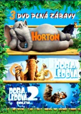 DVD Film - Kolekcia: Horton, Doba ľadová, Doba ľadová 2 (3 DVD)