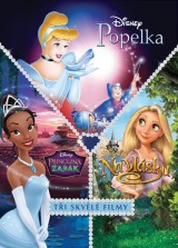 DVD Film - Kolekcia princezien: Popoluška + Princezná a žaba + Na vlásku (3 DVD)