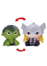 Hračka - Plyšová obojstranná postavička - Hulk a Thor - Marvel - 28 cm