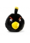 Hračka - Angry Birds - plyšový so zvukom 12,5 cm (čierny)
