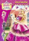 Kniha - Barbie a škola pre princezné - knižka so samolepkami