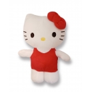 Hračka - Plyšová mačička - červená - Hello Kitty - 24 cm