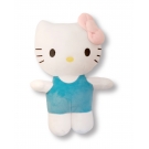 Hračka - Plyšová mačička - modrá - Hello Kitty - 24 cm