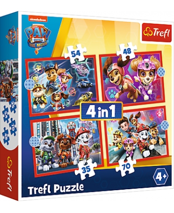 Hračka - Puzzle 4v1Paw Patrol