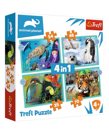 Puzzle 4v1 Discovery Animal Planet