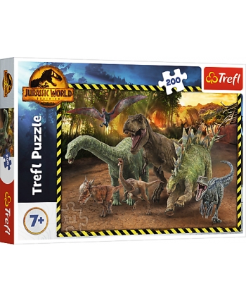 Puzzle 200 Dinosauri Jurský park
