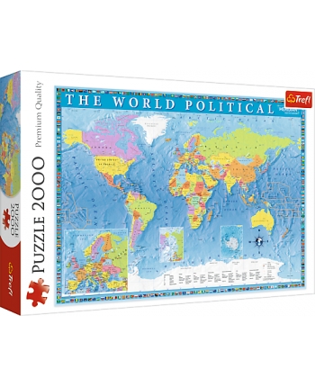 Puzzle 2000 Politická mapa sveta