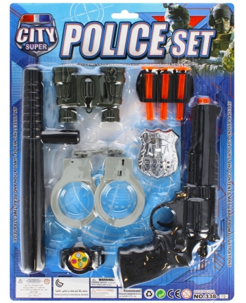 Policajný set na karte 29x38cm