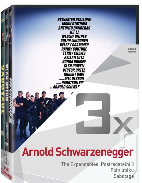 DVD Film - 3x A. Schwarzenegger