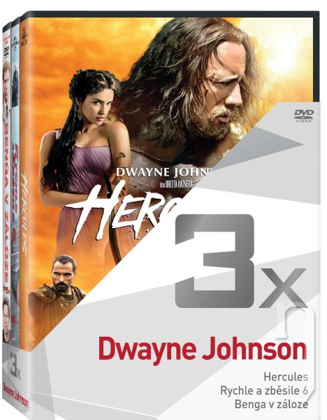 DVD Film - 3x Dwayne Johnson