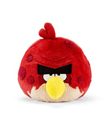 Angry Birds - plyšový so zvukom 20 cm (červený Big Bro)