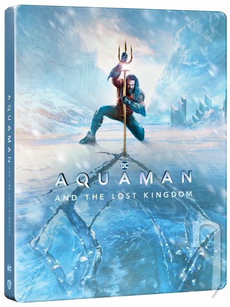 BLU-RAY Film - Aquaman a stratené kráľovstvo BD+DVD (Combo pack) - steelbook - motiv Ice BD