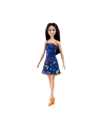 Panenka Barbie - černovláska v motýlkových šatech - 29 cm