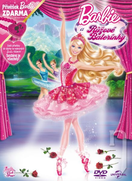 DVD Film - Barbie a Růžové balerínky + náramok a prívesok