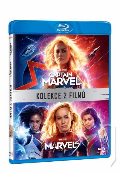 BLU-RAY Film - Captain Marvel + Marvels kolekcia 2BD