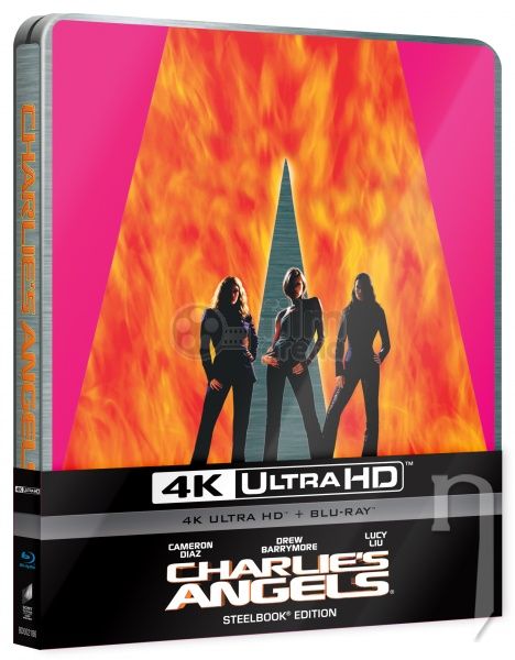 BLU-RAY Film - Charlieho anjeli (4K Ultra HD + Blu-ray) - Steelbook