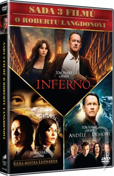 DVD Film - Dan Brown (3 DVD)