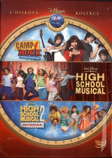DVD Film - Disney Teenage Kolekcia (Camp Rock, High school musical 1,2) (3 DVD)