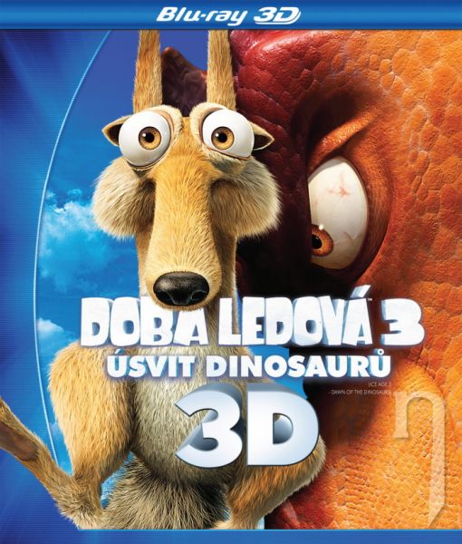 BLU-RAY Film - Doba ľadová 3 : Úsvit dinosaurov 3D (Bluray)