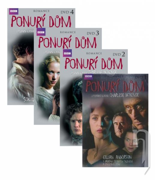 DVD Film - DVD sada: Ponurý dúm (4 DVD) - papierový obal