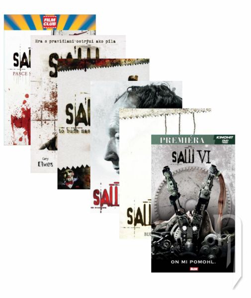 DVD Film - DVD sada: Saw (1 až 6) 6 DVD