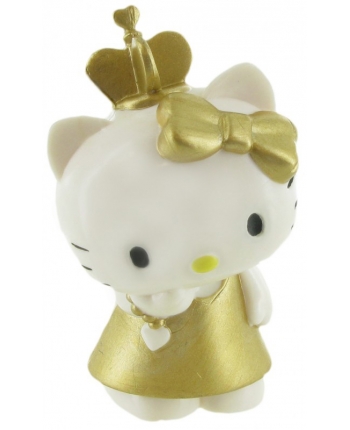 Figúrka Hello Kitty - v zlatých šatech (6 cm)