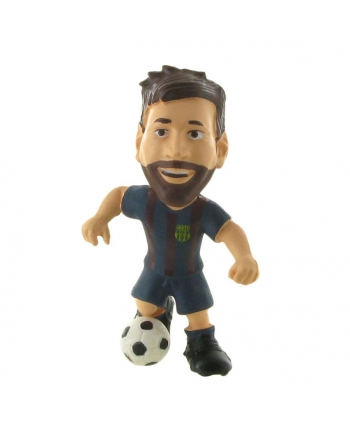 Figúrka Lionel Messi s loptou - FC Barcelona - 7 cm