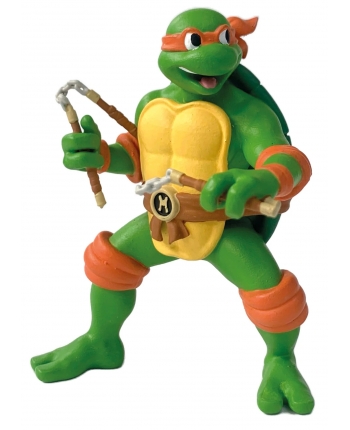 Figúrka Michelangelo so zbraňami - oranžový - Ninja korytnačky - 9 cm